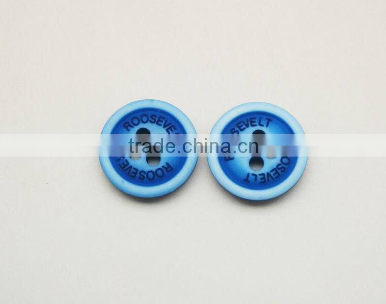 Engraved Shirt Buttons Round 4-Hole Buttons for Shirt