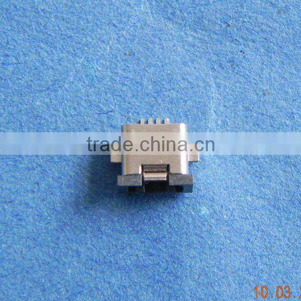 4pin female mini usb connector, micro female 4 pin connector socket