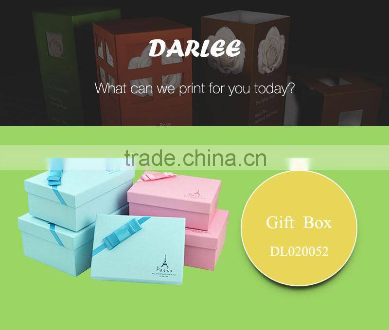 fancy design colorful printing individual paper gift box