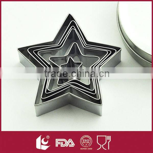 Star shaped cookie molds, 6pcs