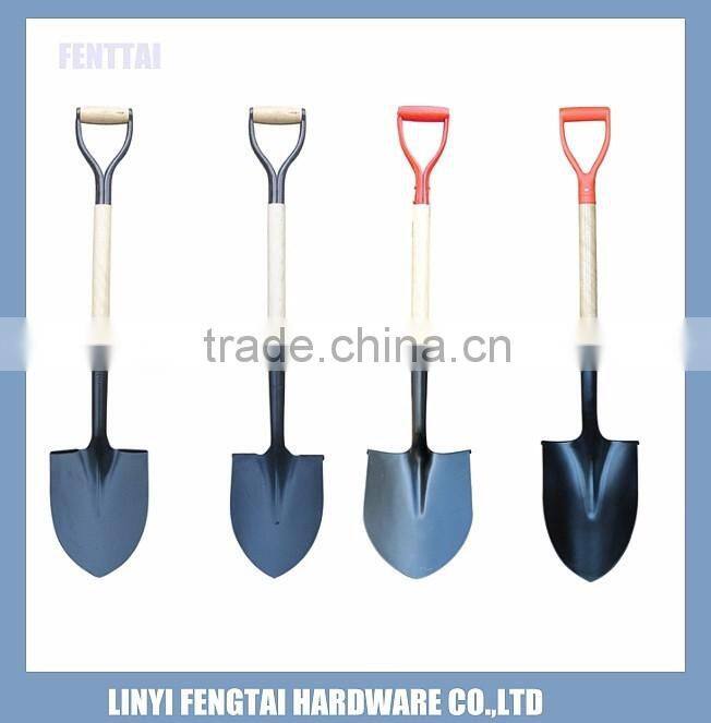Agriculture Use Shovel with Short Wooden Handle