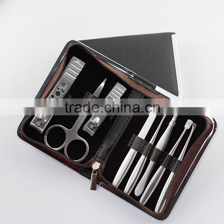 Bonvatt 8 PCS Professional Leather Bag Stainless Steel Manicure Set,Manicure Kit