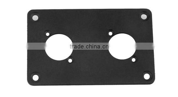 Iron back panel for speakers