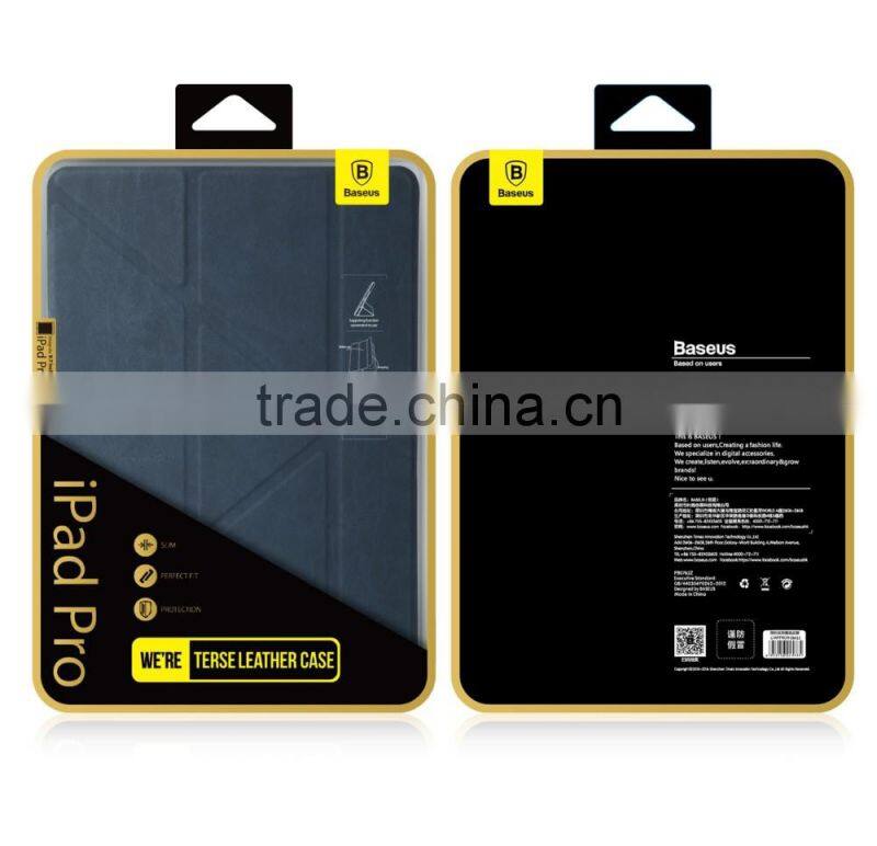 2016 Original Baseus Terse Series Stand Intelligent Flip PU+PC Leather Case for ipad pro smart Case 9.7inch