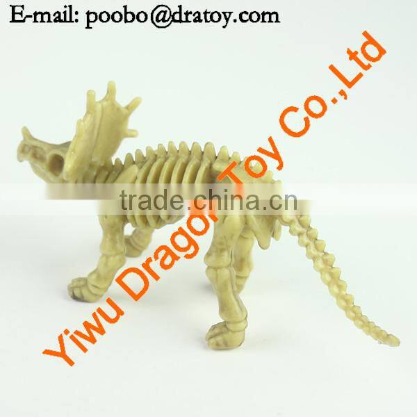 provide various Plastic toy dinosaur skeleton