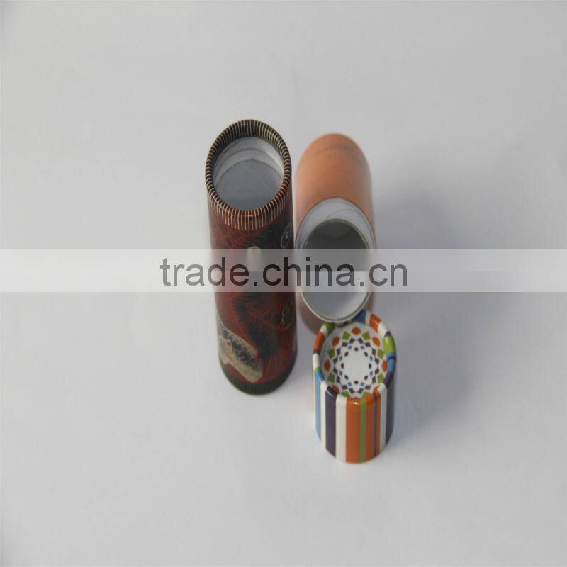 view top round paper can packaging