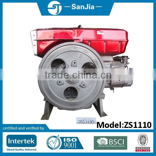 Four stroke Water cooled Single cylinder diesel engine ZS1110