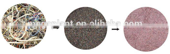 Waste copper wire machinery recycling copper wire granulator machine