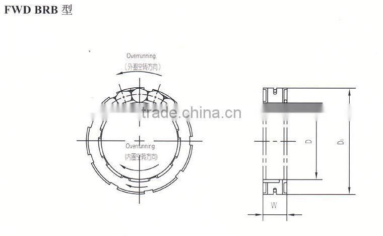 FWD Overrunning Clutch Sprag Freewheel Bearing