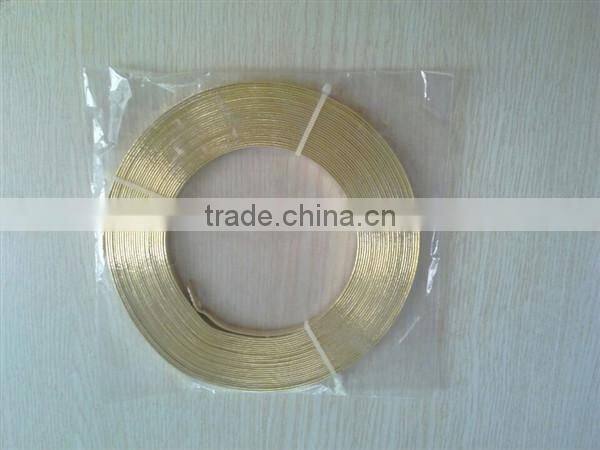 anodized Flat Aluminium Craft DIY Florist Decor Wire