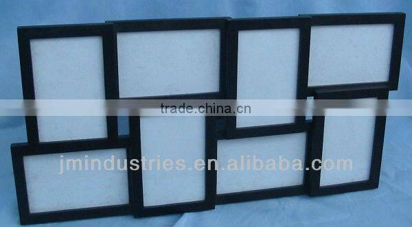 Antique Handmade Wooden Multi Picture Photo Frames with 8 compartments