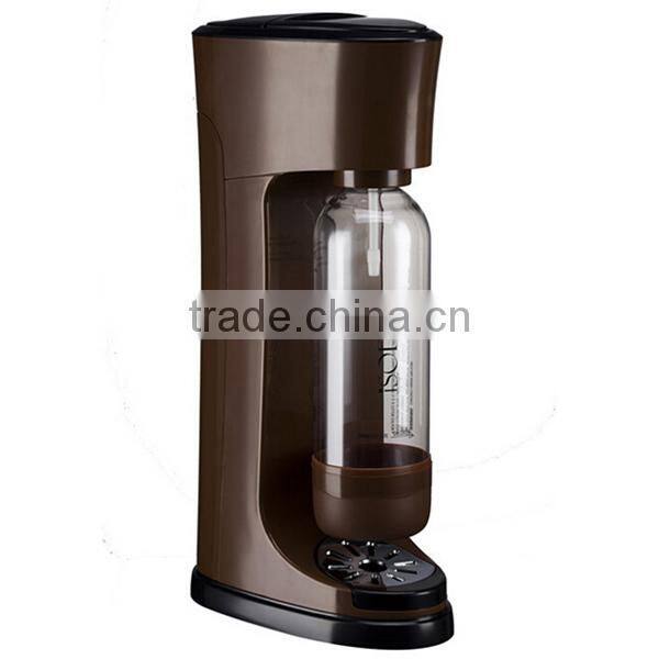 FDA certificated hose using red color metallic soda maker soda making machine