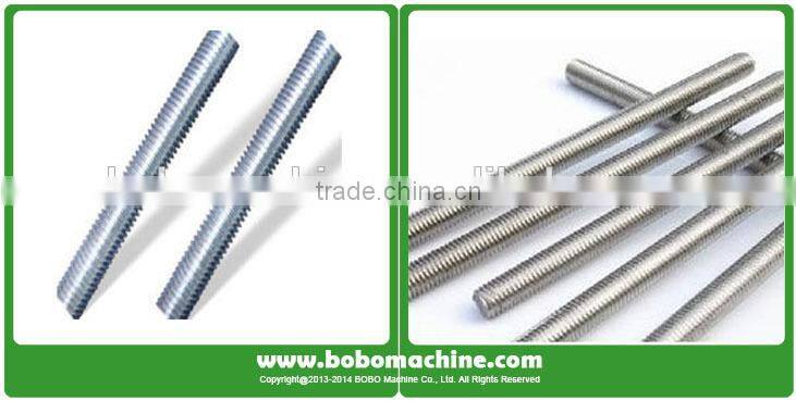 Hydraulic thread roll machine for pipe screw