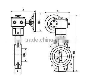Signal butterfly valve