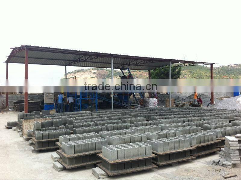 Fully automatic concrete block making machine QT4-15