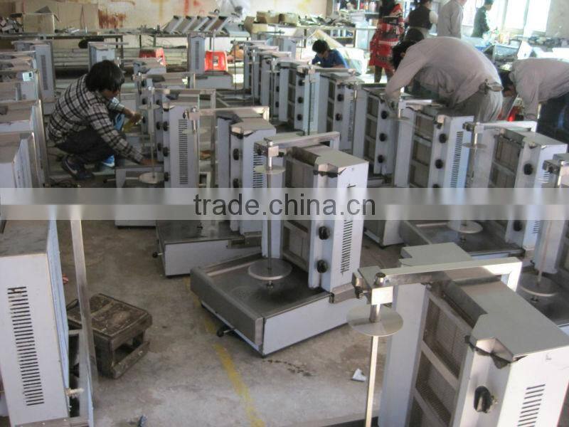 Stainless Steel gas kebab conveyor grill machine(GB-800)0086-13580546328