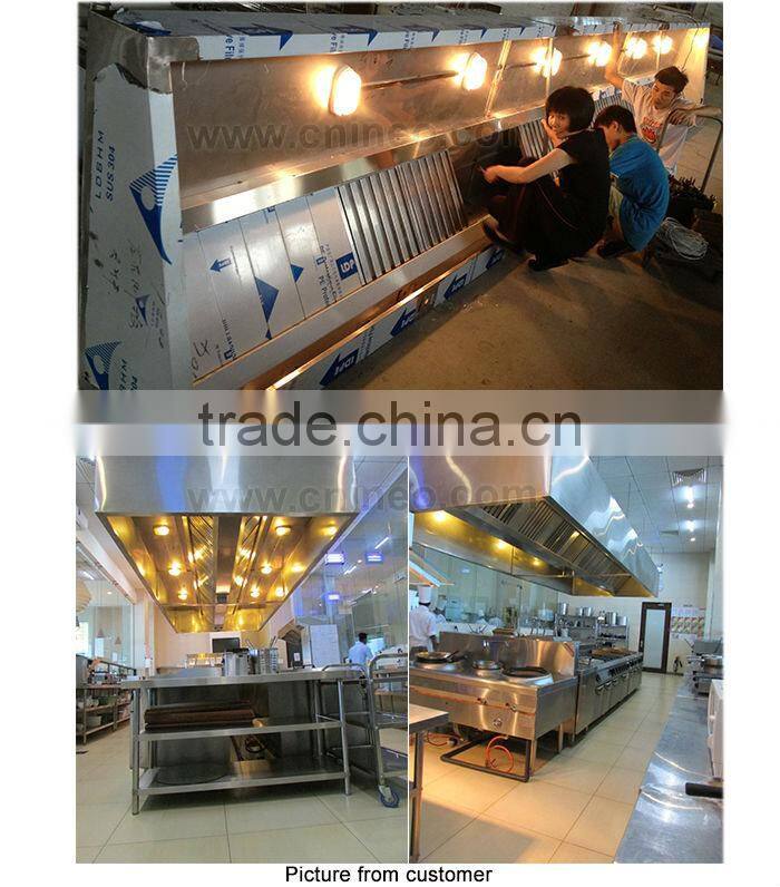 Custom Commercial Stainless Steel Restaurant Kitchen Range Hood,Kitchen Hood Prices,Cooker Hood