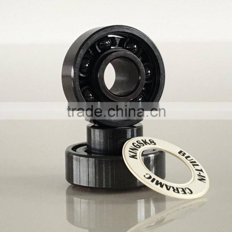 Built-In Si3N4 ceramic downhill skateboard bearings, downhill skateboard