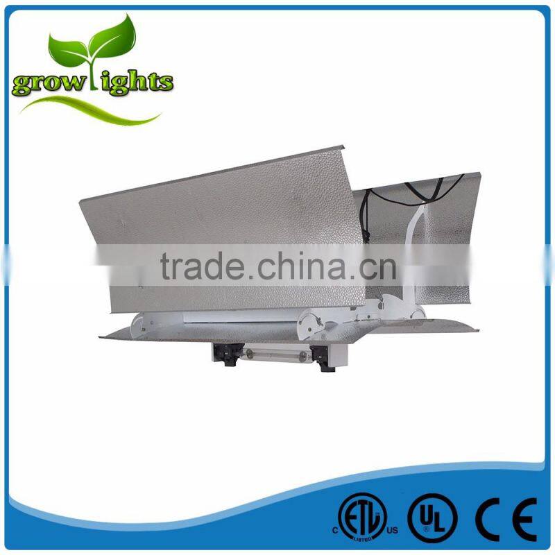 Hydroponics grow light glass tube lamp cover/ parabolic reflector/ hydroponics adjust a wing reflector