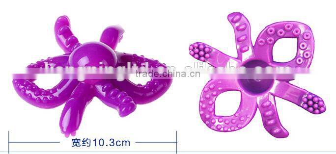 BPA Free Octopus Shaped Silicone Baby Teether Baby Pacifier