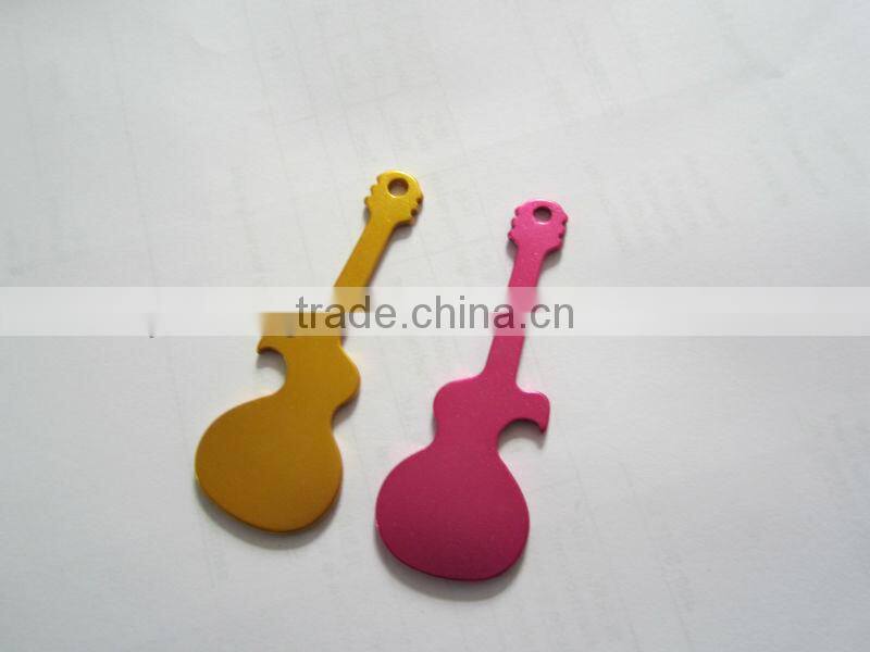Novelty Guitar bottle opener keychain