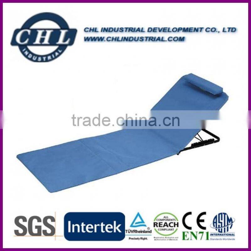 wholesales foldable sun bathing chair, promotional sun lounger with backrest