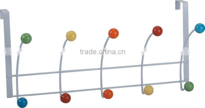 Steel Wire Over Door Clothes Hook With 8 Hook BSCI