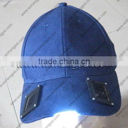 solar LED outdoor cap/outdoor sports fashion style led flash cap