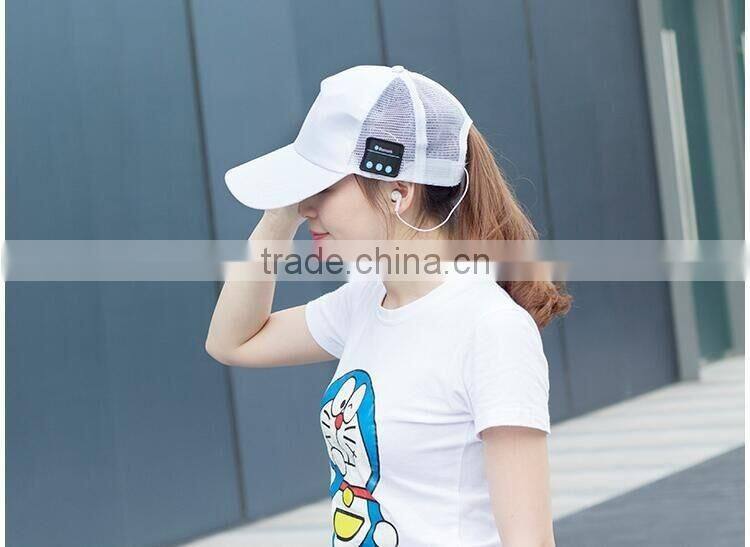 Bluetooth Music Sunhat Mesh Cap Summer Sun Hat Fashion Smart Bluetooth Music Headset Hat Baseball Caps For Sale