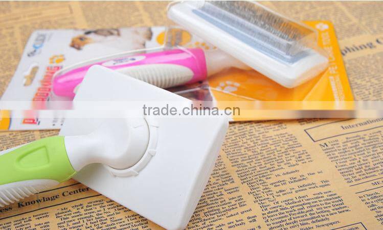 Pet Dag Cat Resin Grooming Trimmer Shedding Tool Hair Fur Cleaning Slicker Brush Comb