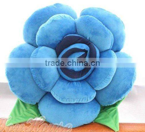 Supply fashion cute plush rose cushion stock small order