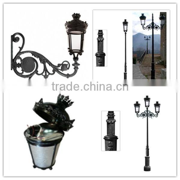China manufactuer producer of street lamp cast iron lamp post