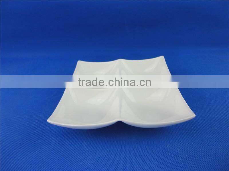 ceramic four compartment dinner plates