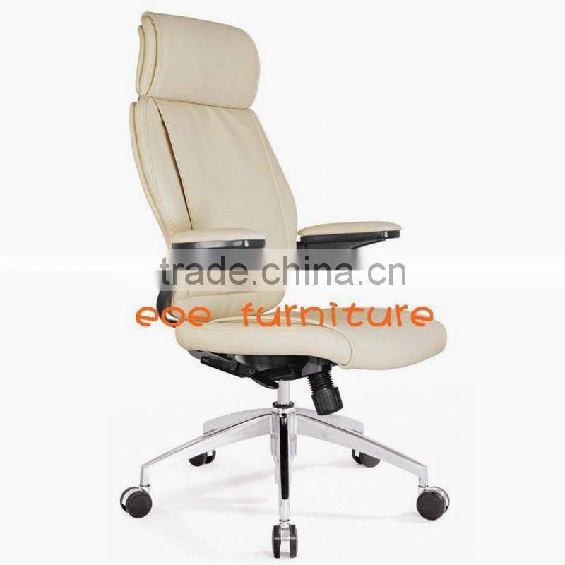 Fixed leg leather arm chair 6035C