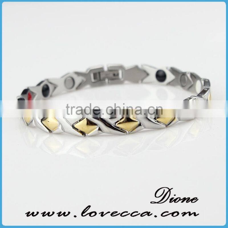 4 in 1 wholesale health energy sports titanium bracelet