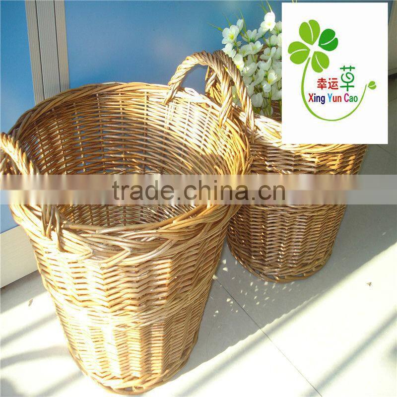 wholesale large wicker storage laundry basket factory direct supply