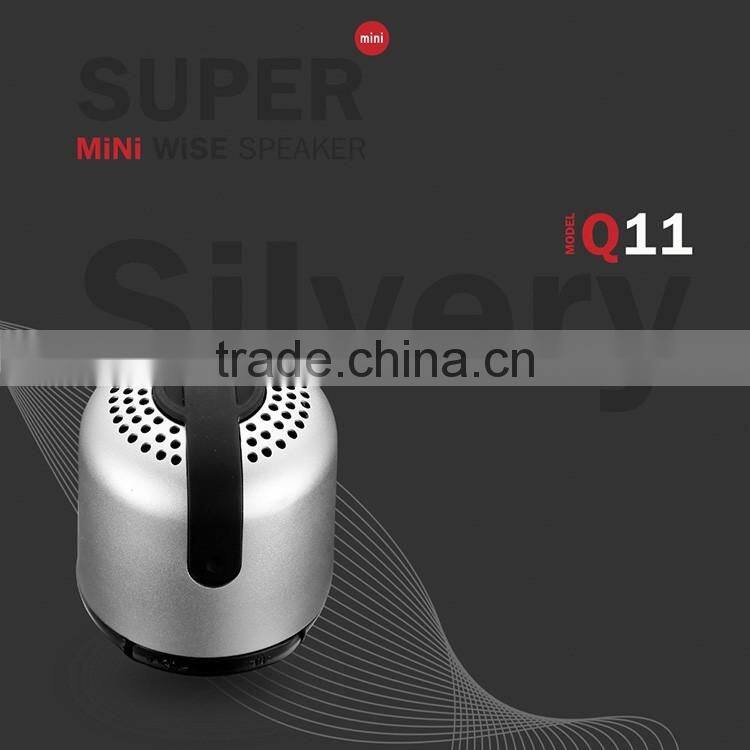 2017 New gadget custom logo handsfree call mini bluetooth speaker with CE ROHS FCC BQB certifications