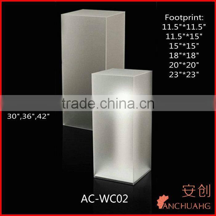 Wedding Pillars Plastics for sale 12" to 42"