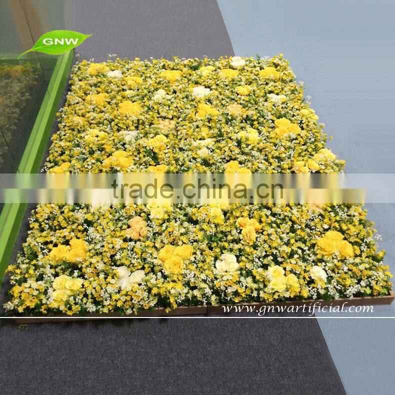 GNW FLW1603001-B Rose And Babysbreath Backdrop Design Sample For Wedding And Party