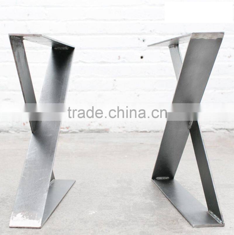 16 inch flat steel ZX metal wood table leg,iron table base,wholesale table feet