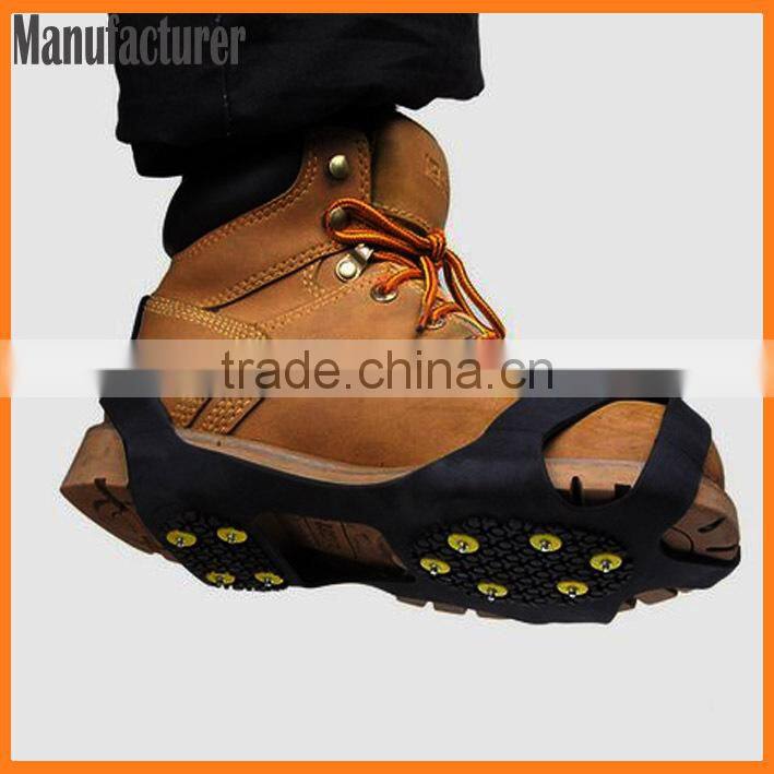 anti-slip ice cleats ice shoe grips ice cleats boots for hiking