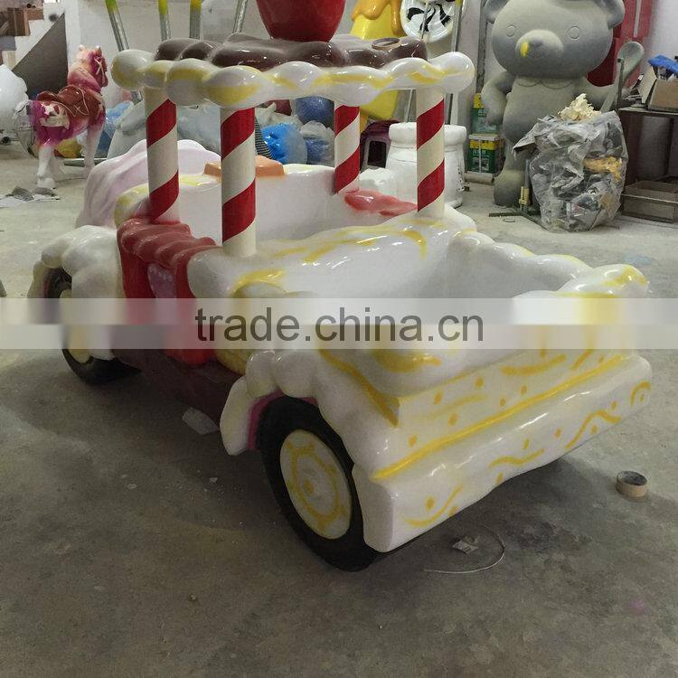 FRP candy car decoration