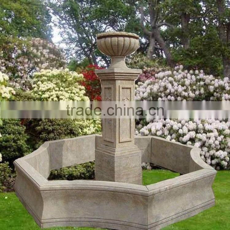 china supplier Stone Garden Product antique water fountain sale