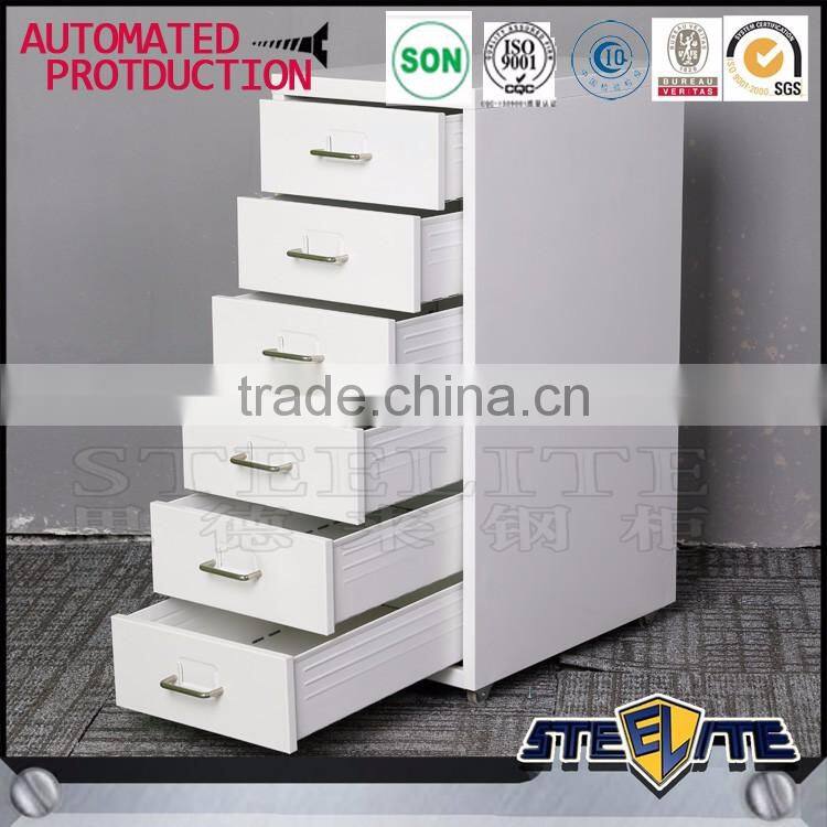 6 Drawer Tall Chest Pedestal Steel Filing Cabinet Helmer