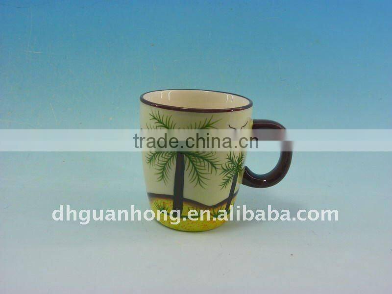 wholesale blank ceramic travel coffee mugs