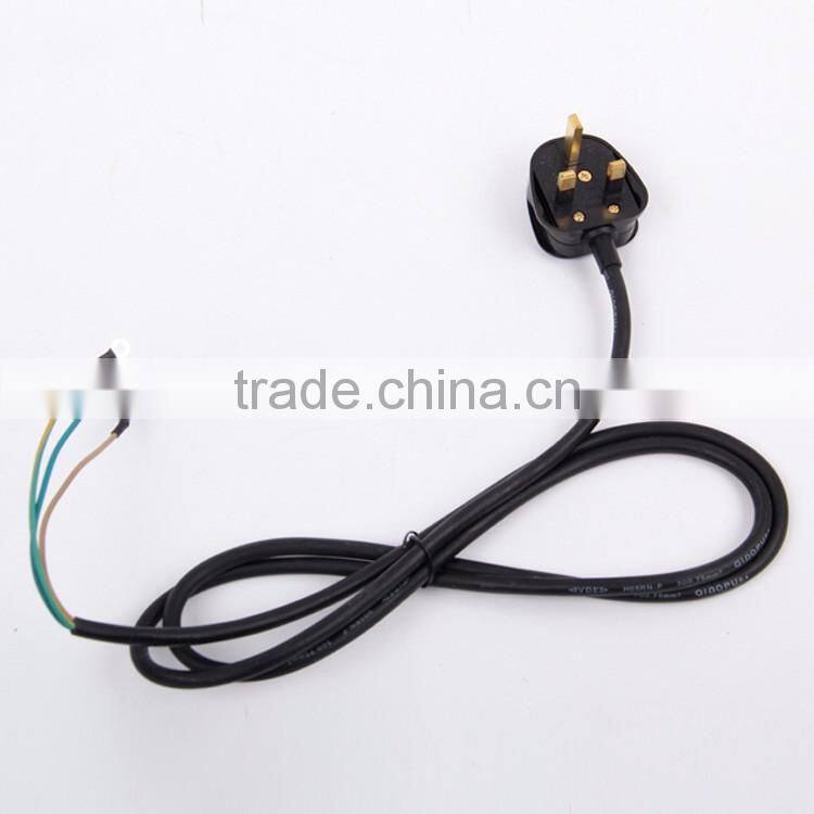 3 flat pin plug power cable using in power tools