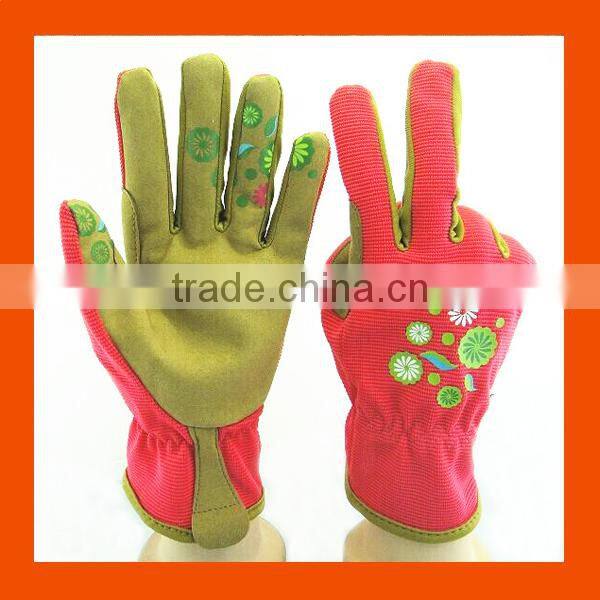 Cheap Custom Fashion Neoprene Spandex Garden Safety Work Mechanical Palm Grip Leather Women Garden Gloves