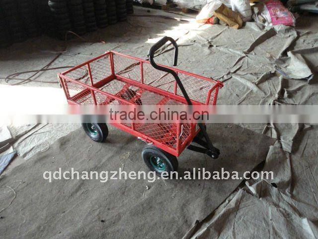 large metal garden cart trolley TC1840A