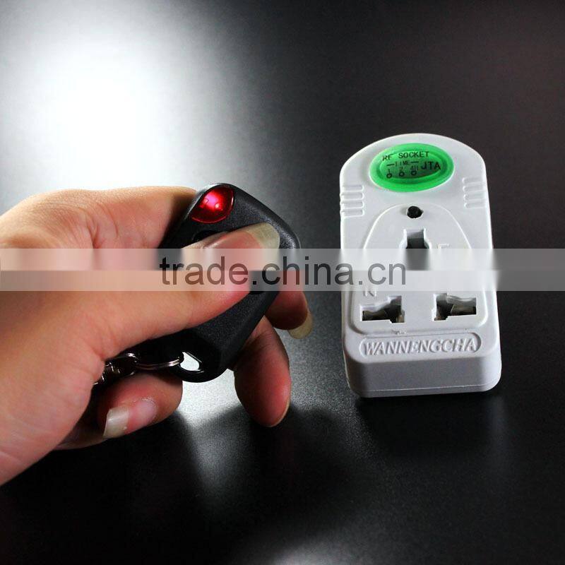 Three way wireless remote control socket
