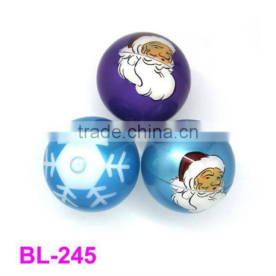 80mm Christmas air ball,bouncing ball,air ball printed with heart
